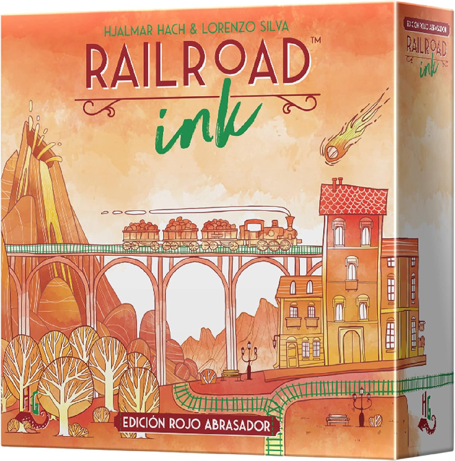 Railroad Ink: Edición Rojo Abrasador