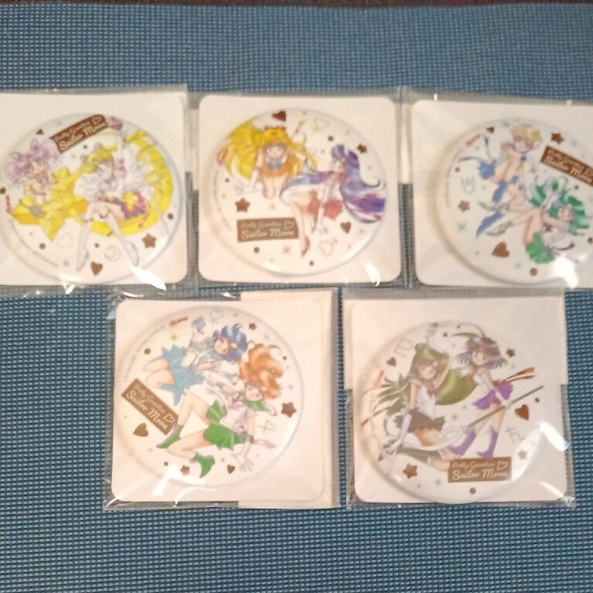 全5種セット 明治 × 美少女戦士 オリジナル缶ミラー セーラームーン 缶