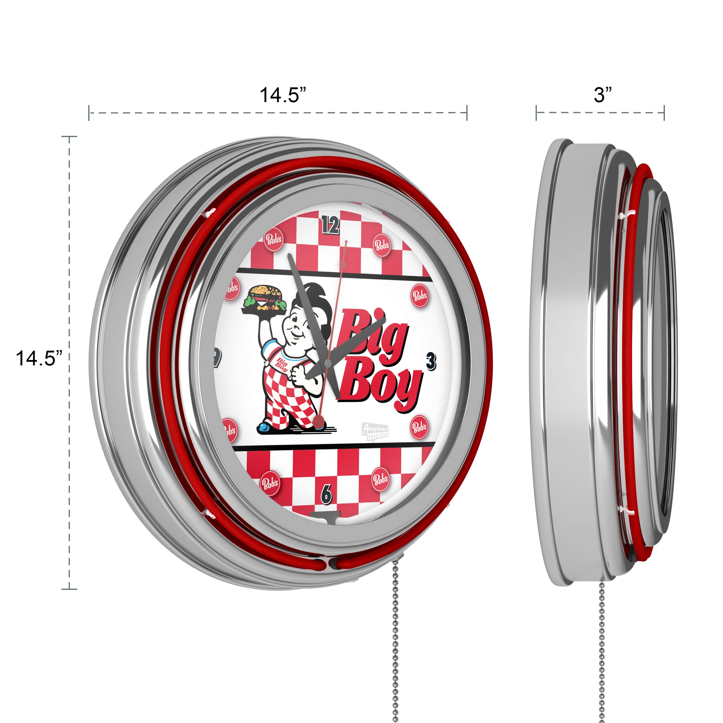 Amazon.co.jp: Bob's Big Boy チェッカークローム ダブルリング ネオン