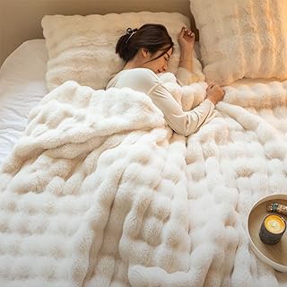 毛布 ふわとろ毛布 ブランケット おしゃれ 洗える 静電気防止 両面フランネル もこもこ毛布 もこもこブランケット かわいい とろふわ モコモコ 秋冬 暖かい 冷え対策 (ホワイト)