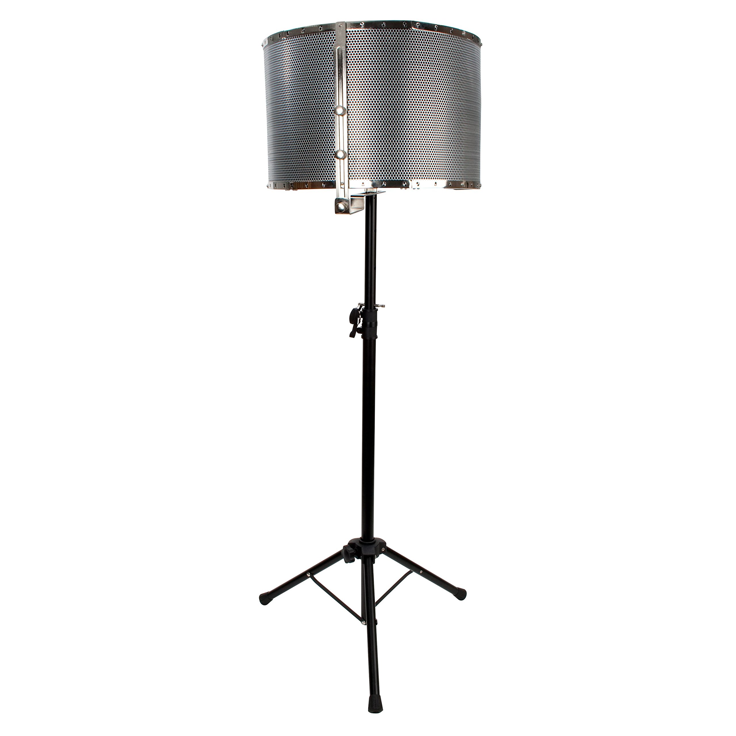 Fame Audio Mic Reflexion Screen PRO SET, Akustisch Optimierter Reflexion Filter, Mikrofonständer, Leicht, Robust, Transportabel, Ideal für Aufnahmen, Schnelle Installation