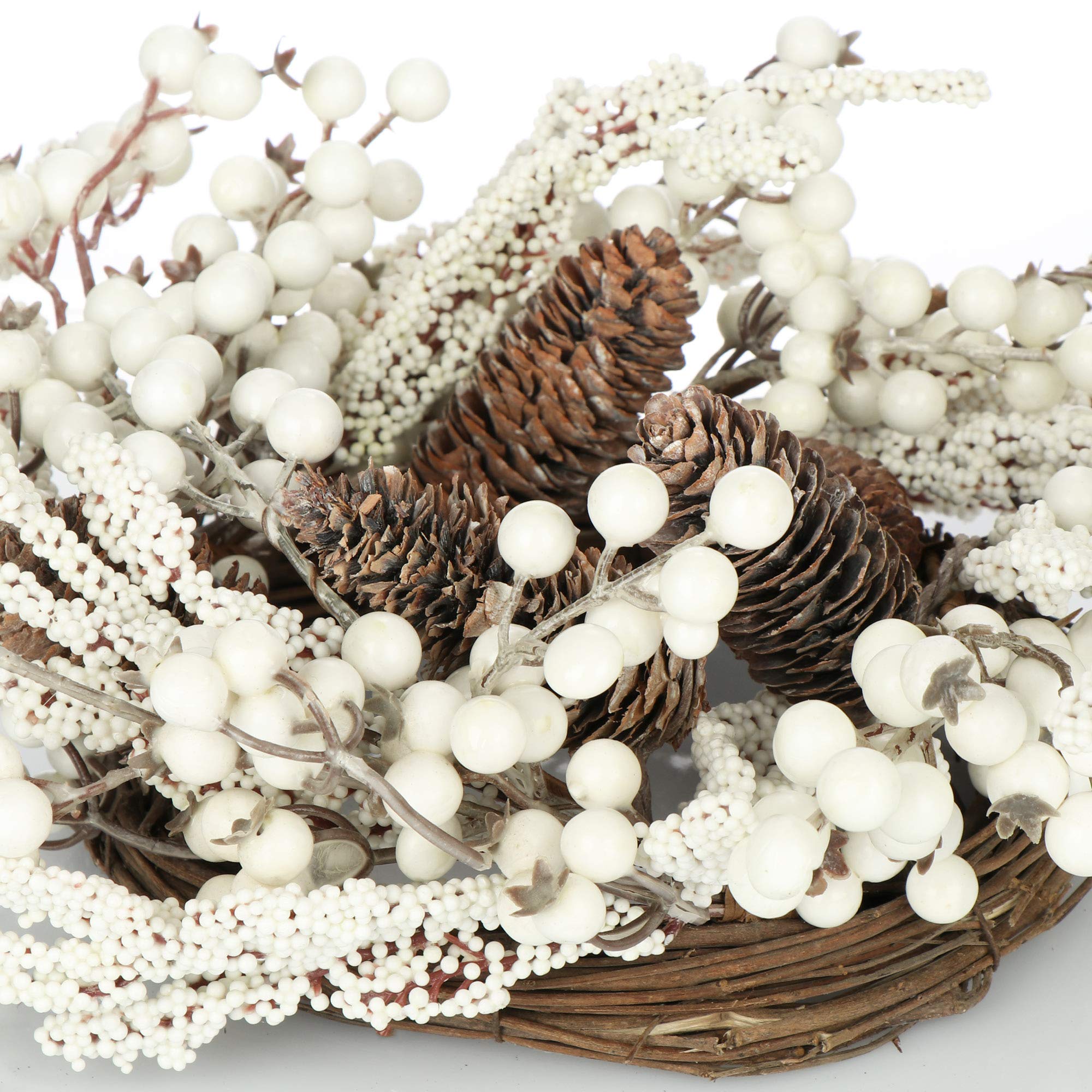 Kerstkrans Adventskrans met kunstsneeuw 30cm Kerstkrans Adventskrans met kunstsneeuw 30cm