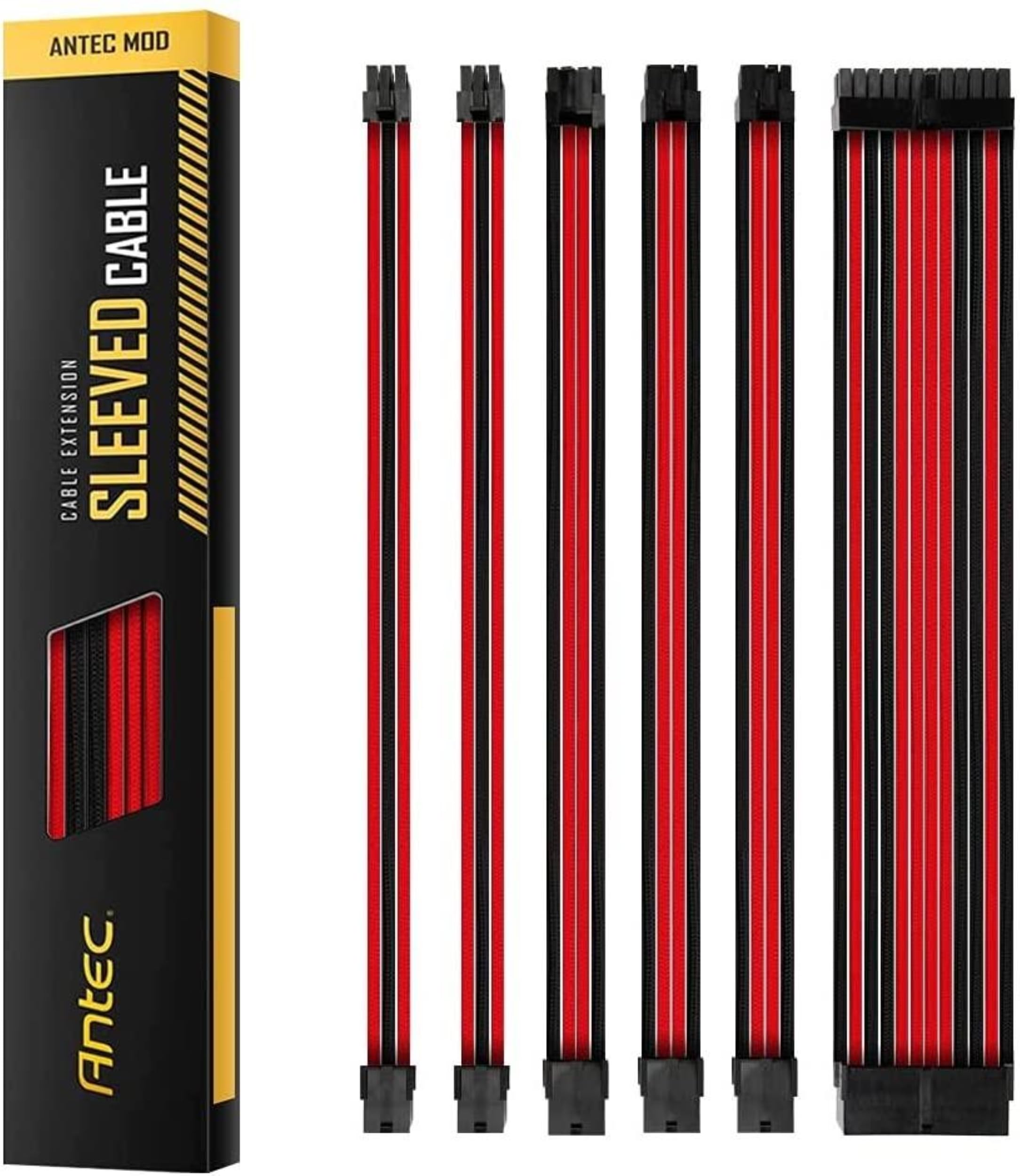 Amazon | Antec電源スリーブ付きケーブル24ピン/ 8ピン 8ピン6ピンPCI