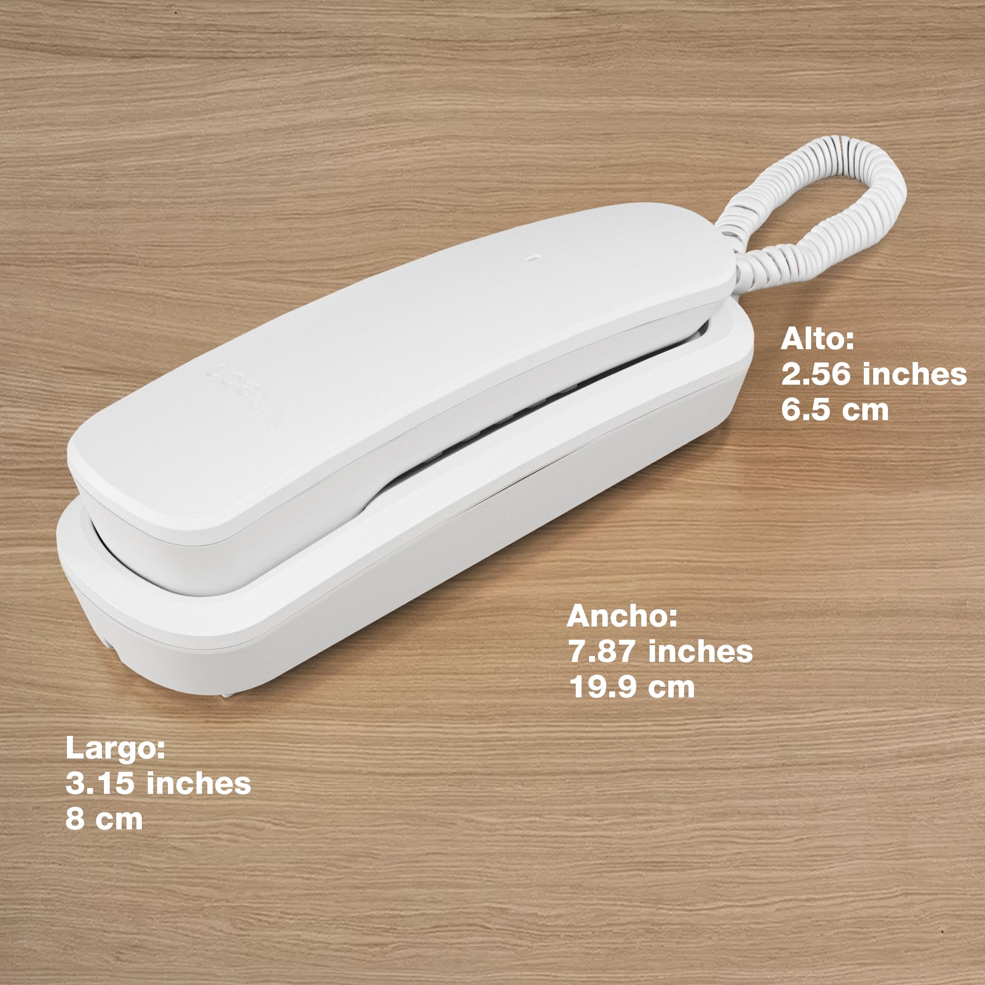 VTech Trimstyle teléfono Fijo con Cable, Control Volumen del Timbre y del Auricular, rellamada último número, Compatible con audífonos,sin alimentación eléctrica, Apto para sobremesa o Pared | CD1100 — view 8