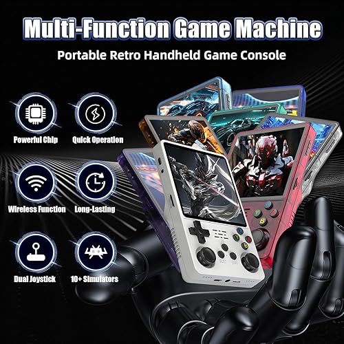 Miniatura 2 de R36 Plus - Consola de juegos de mano retro para más de 21000 juegos, 12 emuladores, pantalla IPS OCA de 4 pulgadas, consola de juegos retro con