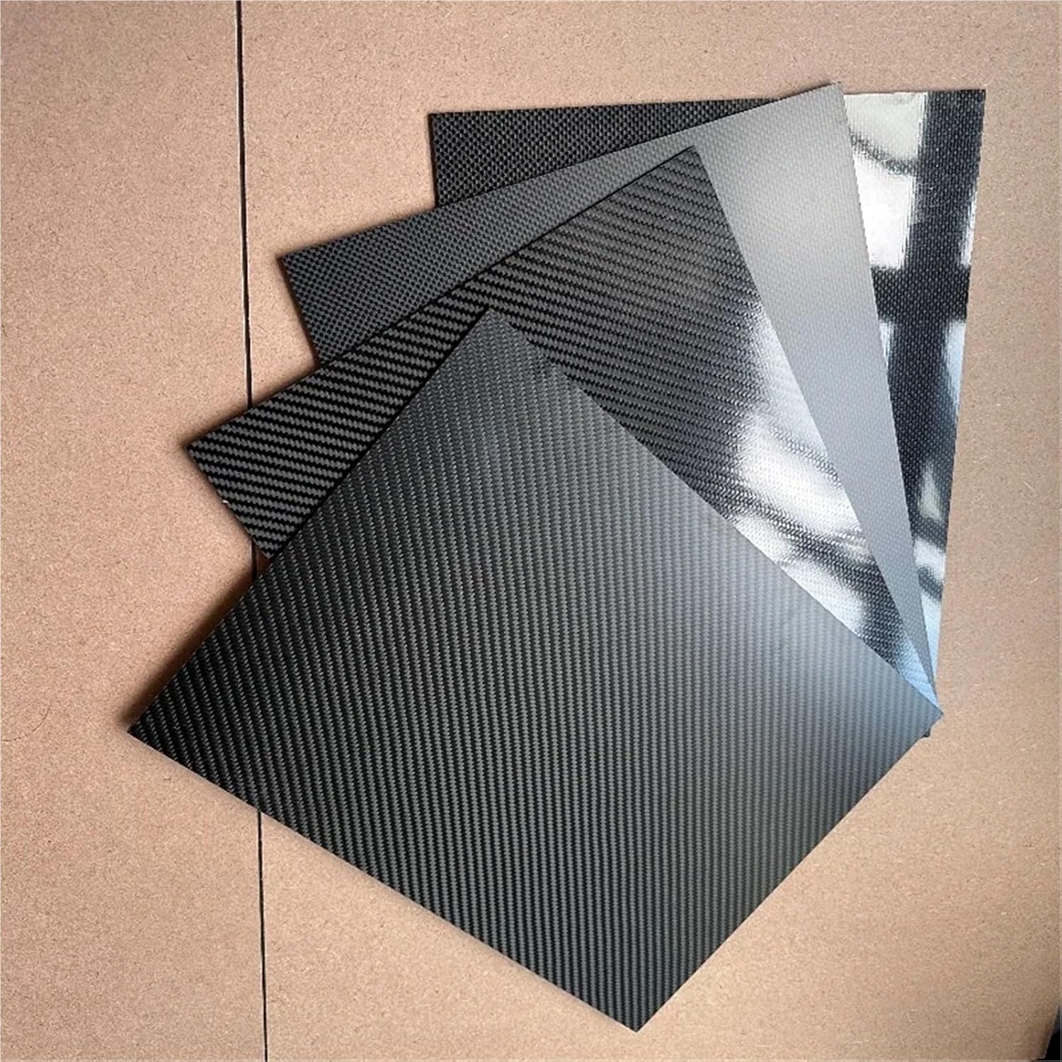 1PC 200mm X 300mm 0.5mm 1mm 1. 2mm 3mm 4mm Carbon Plate Panel Sheets High Composite Hardness Material Fiber Board(3.0mm Plain Glossy)