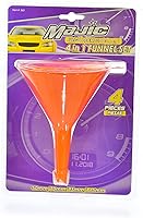 Vista 2 de Majic Juego de embudo de plástico de 4 piezas de 4 tamaños para aceite, gas y líquidos de automóvil