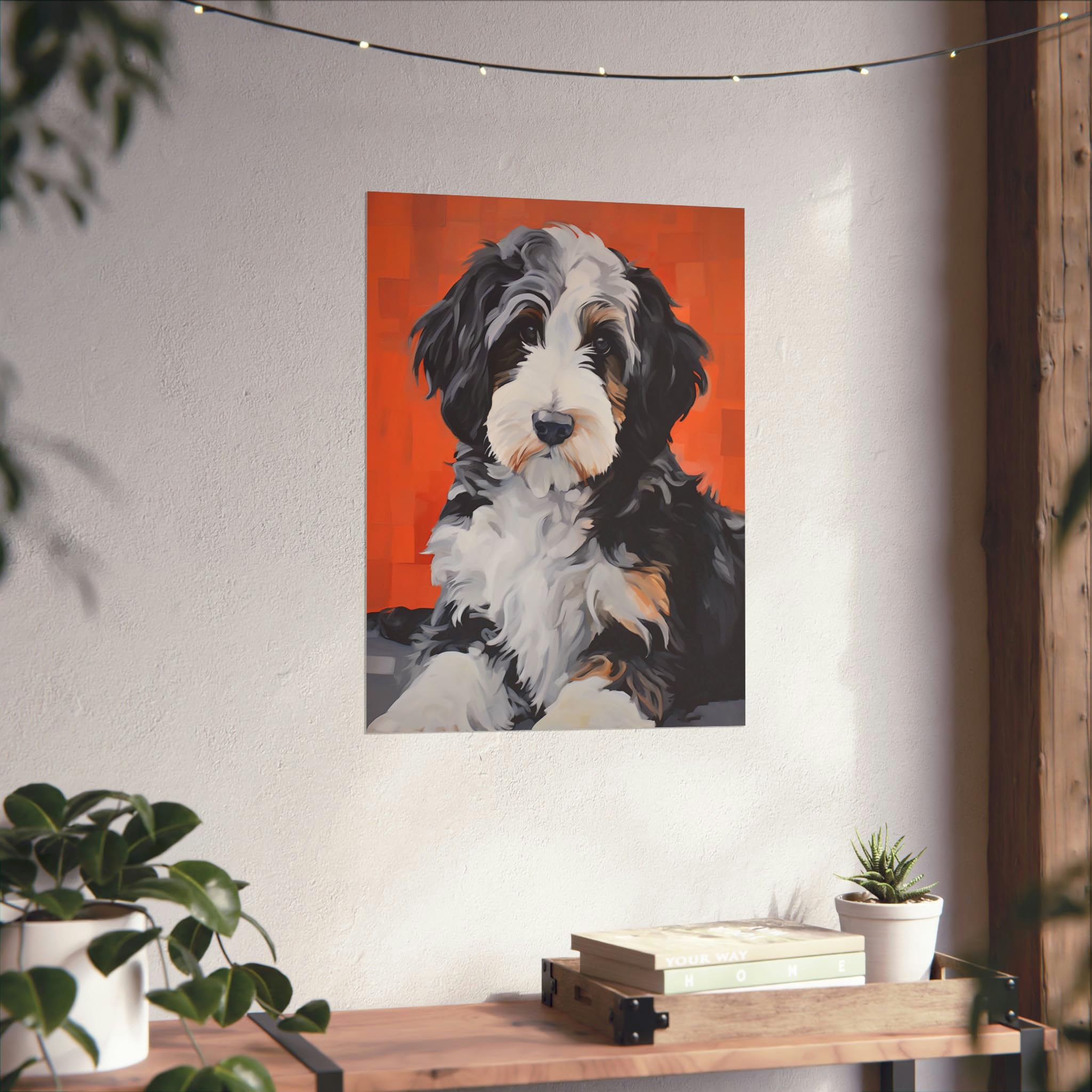 【限定セット】エスコルタ 掲載10ページセット(ポスターサイズ) Amazon.com: CAPITUNEISKINEPA Bernedoodle Dog Poster Gift Cool