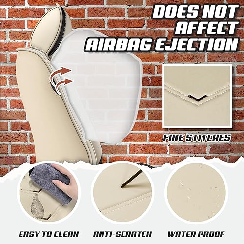 Miniatura 4 de Fundas de asiento de automóvil para Nissan Altima 2001-2026, funda de asiento de automóvil de piel de napa premium, elegantes fundas de asiento