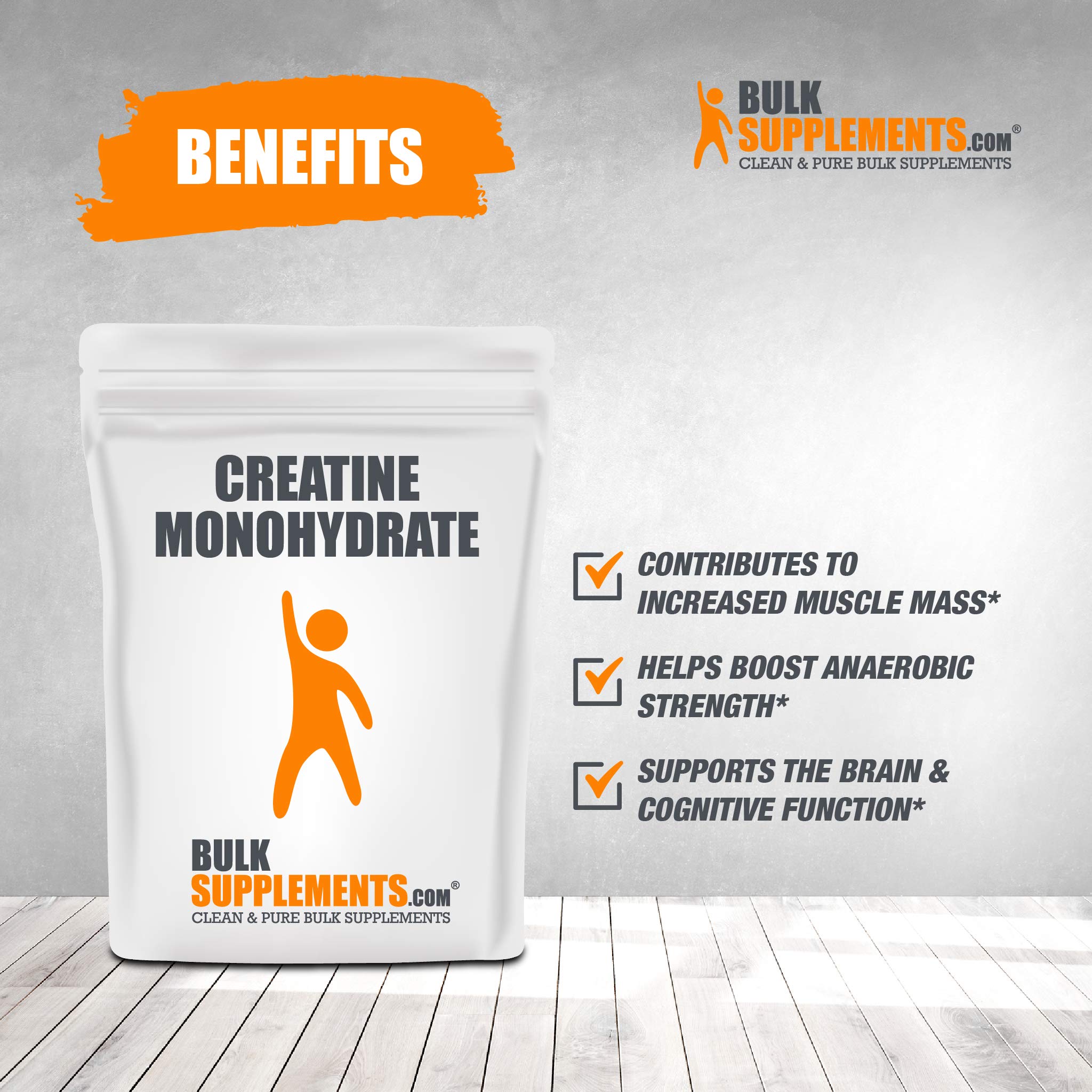 Creatine Monohydrate Powder Pre Workout with
