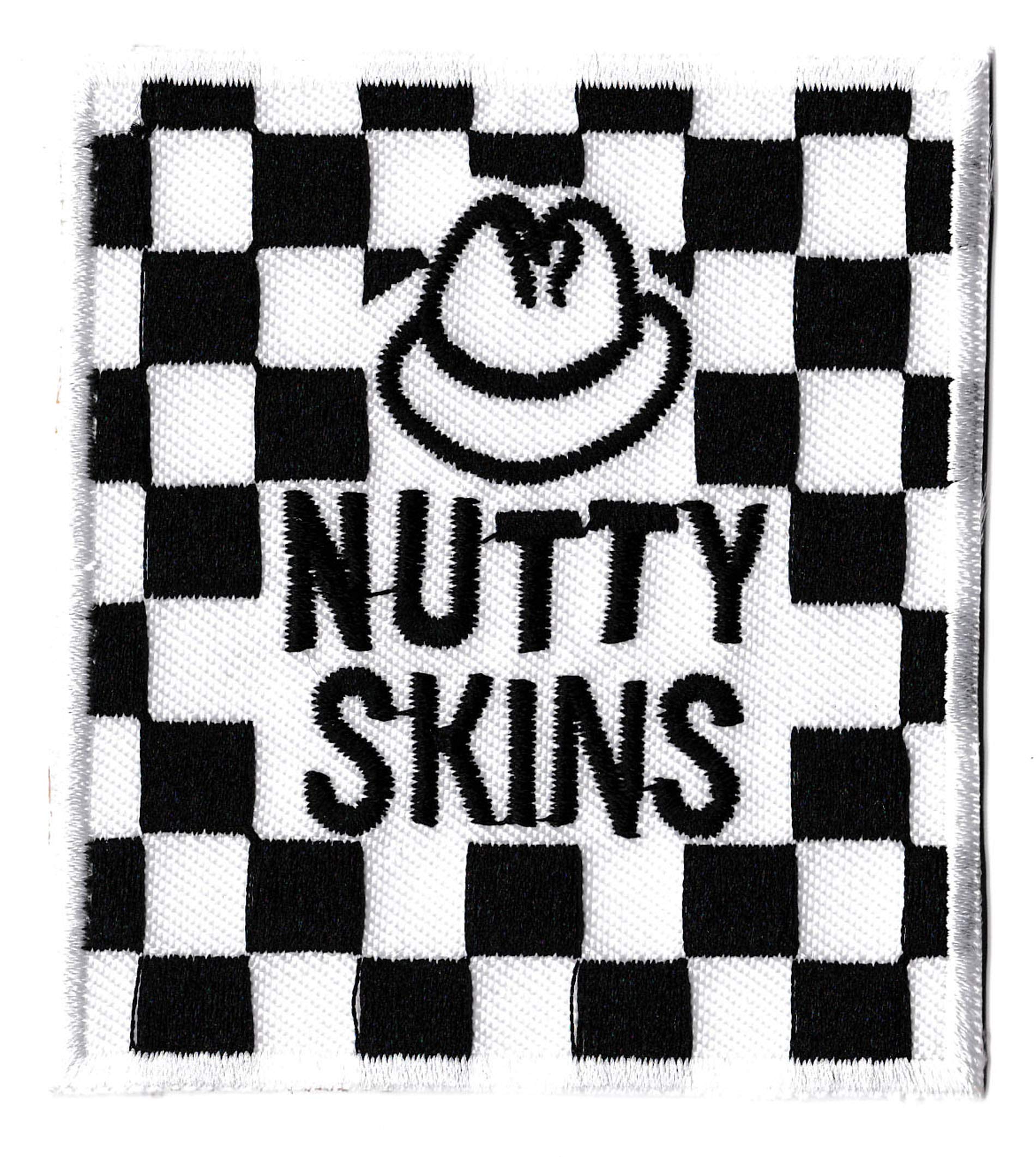 Ska Nutty Skins Embroidered Iron-On Patch
