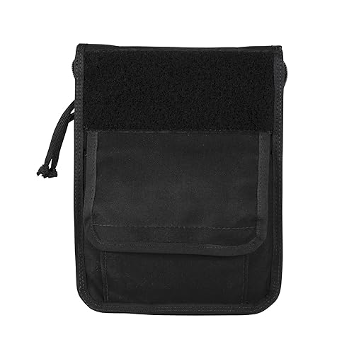 Fundas tácticas para cuaderno Steno, funda con cremallera para bloc de notas de 6 x 9 pulgadas, organizador táctico para uso en campo, protección