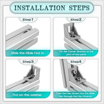 COCOAページ Amazon.com: PETOX 20 Set Silver 4040 Series Aluminum