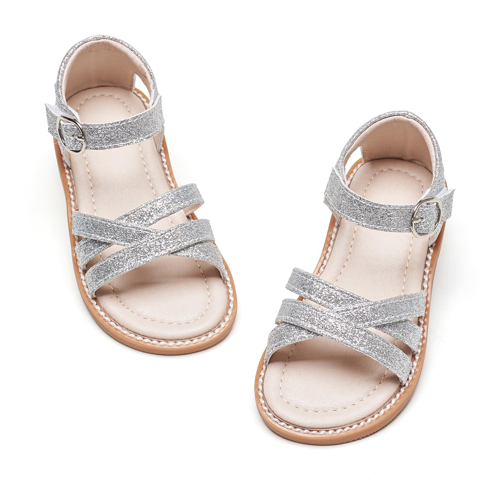 GINFIVE Toddler Girls Sandals Girls Toddler Sandals Little Girls Kids Shoes