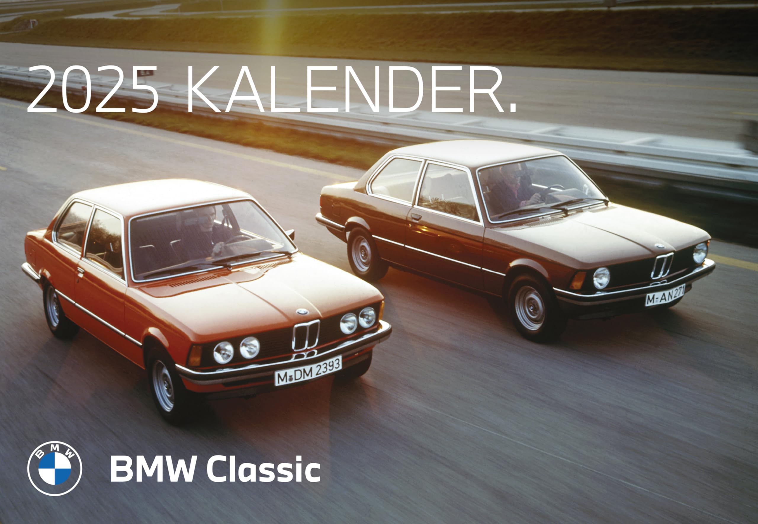 Arti Promotion - BMW Classic 2025 Wandkalender, 49,5x34,2cm, Kalender Mit Abbildungen Von Den Klassikern Der BMW-Geschichte, Zwölf Modellen Mehrerer Jahrzente, Mit Spiralbindung