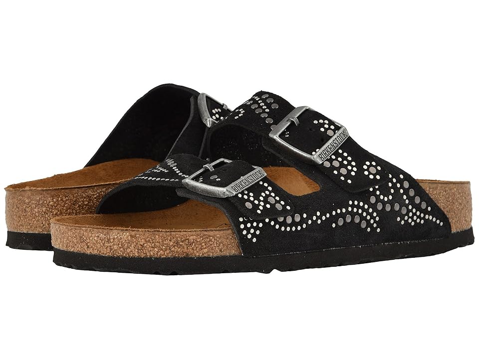 

Birkenstock Arizona Rivets (Injected Black) Women's Shoes