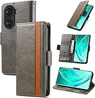 Vista 70 de Funda para Honor X7, Funda para Honor Play 30+ Plus Funda de piel sintética con ranuras para tarjetas Funda con soporte abatible Rojo