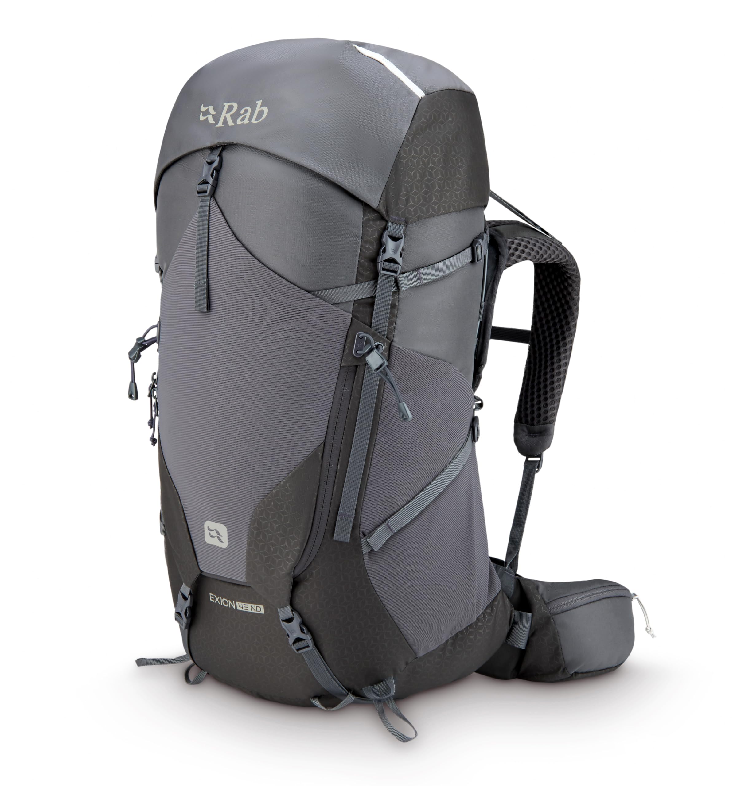 Rab Women's Anthracite/Graphene Exion Nd 45-Liter Backpack - Comfortable Pack For Hiking, Trekking, & Backpacking - Small/Medium