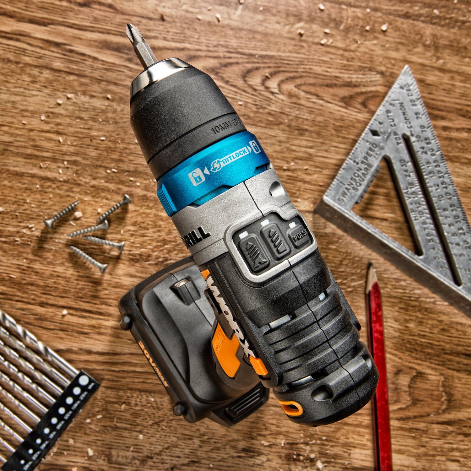 Greatest Product WORX Advanced Intelligence (Ai) 20V Cordless Drill with Pulse Assist, Bitlock, & Safedrive Technology – WX178L Up To 40% OFF WORX Advanced Intelligence (Ai) 20V Cordless Drill with Pulse Assist, Bitlock, & Safedrive Technology – WX178L
