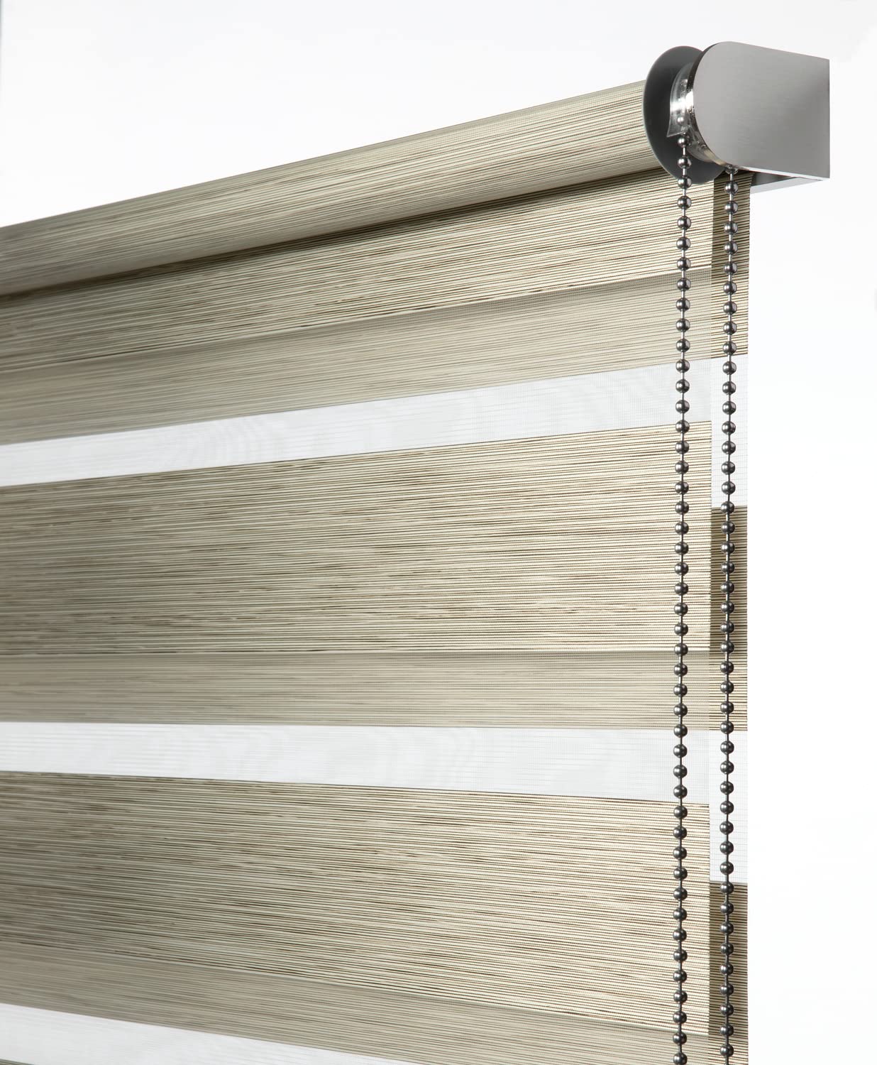 GARDINIA Tenda A Rullo Con Catenella Laterale, Installazione A Parete Soffitto Nicchia Trasparente Opaca Kit Di Montaggio Incluso Bianco 202 X 89593300