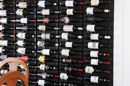 Vista 40 de VintageView Estante de metal para vino montado en la pared de la serie W (2 botellas, níquel cepillado) cepillado níquel,Cromo Luxe,Gunmetal