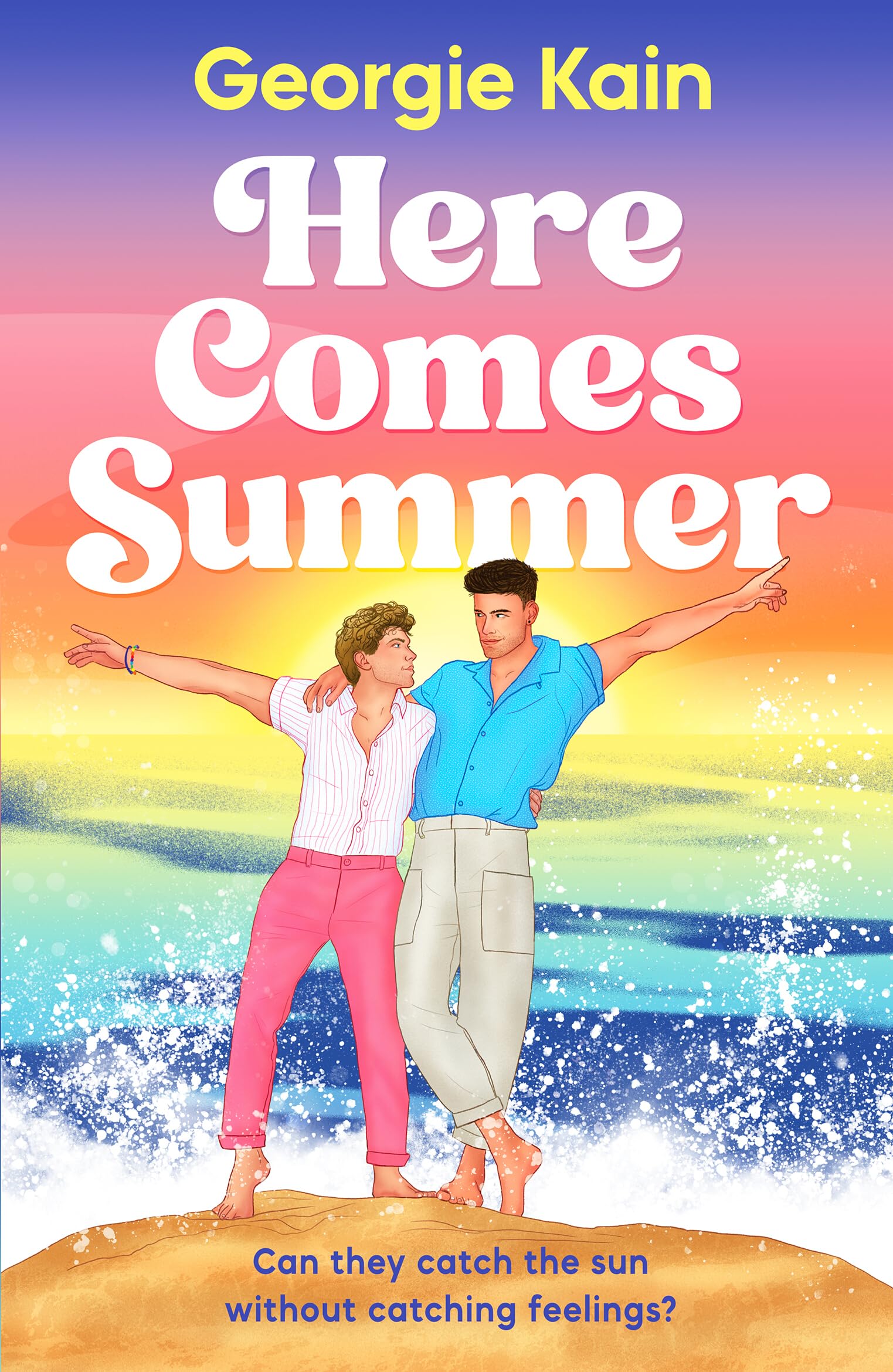 Here Comes Summer : An opposites attract, fake dating queer romcom full of spice and heart