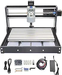 RATTMMOTOR 3018 Pro 3 Eixos GRBL Control DIY Mini CNC Router Machine Kit CNC Fresadora de Gravação Área de Trabalho 30 x 18 x 4,5 cm para Corte Plástico de Madeira Acrílico PVC PCB