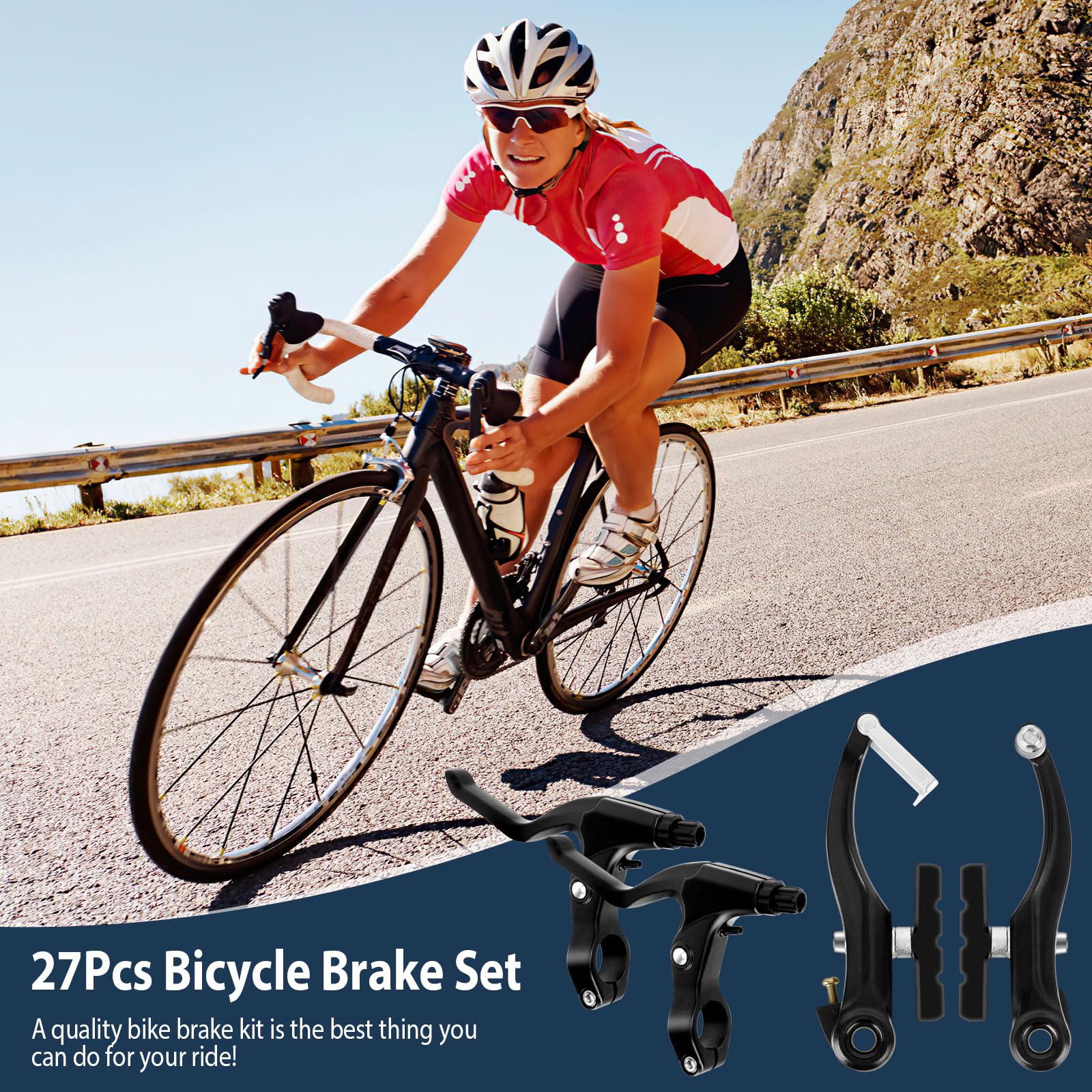 Kit De Frenos V-brake De Acero Para Bicicleta | Cuotas sin interés