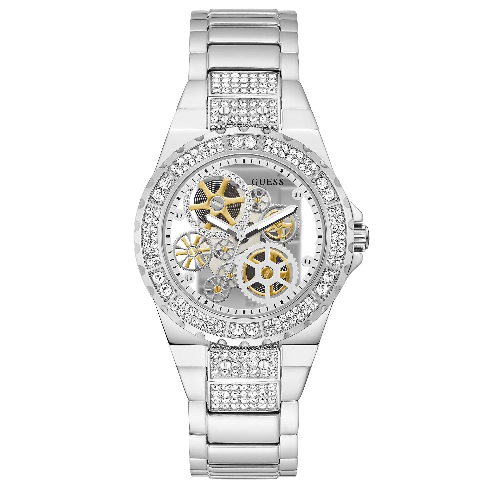 GUESS Clear-Cut Bracelet Watch