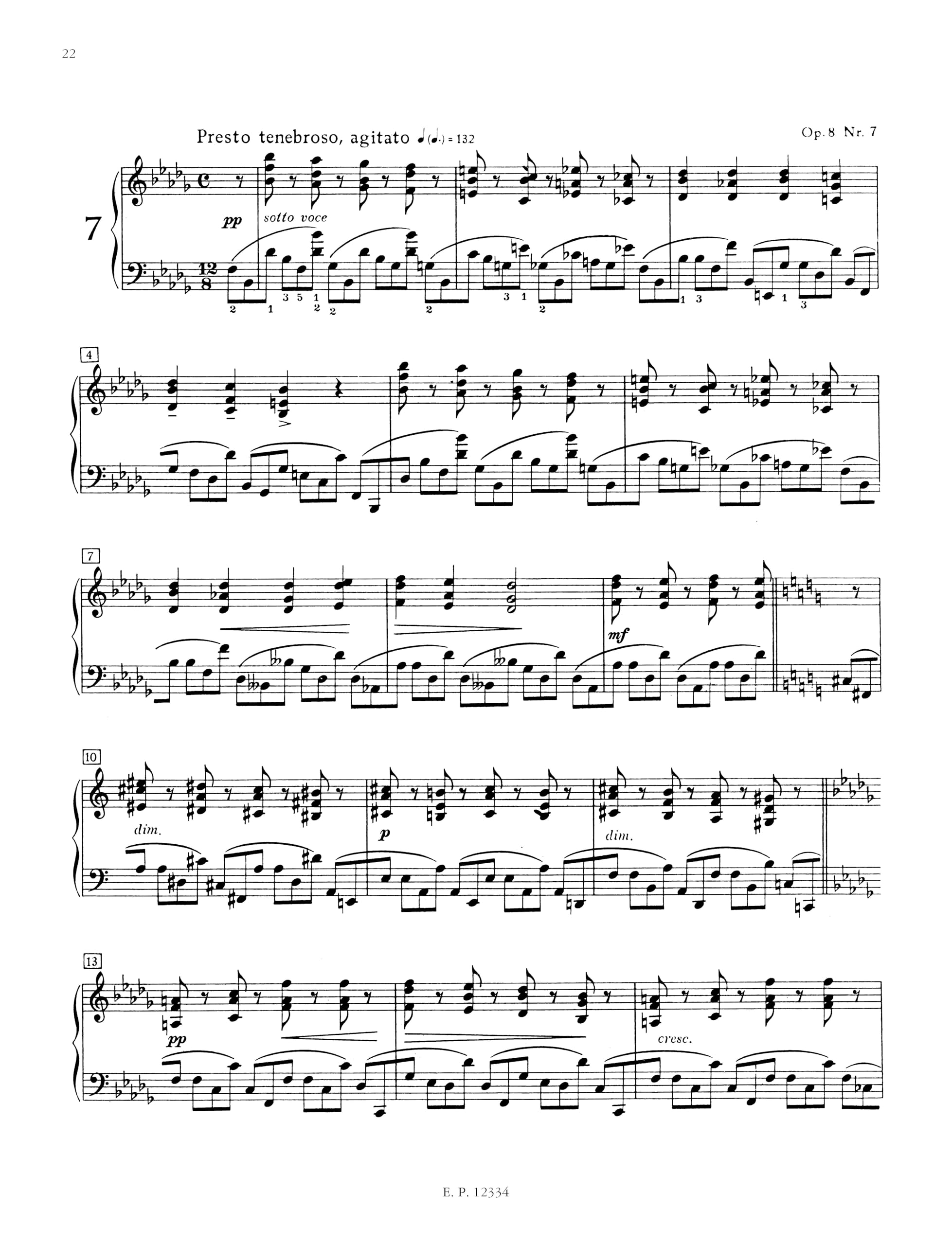 12 Études Op. 8 for Piano