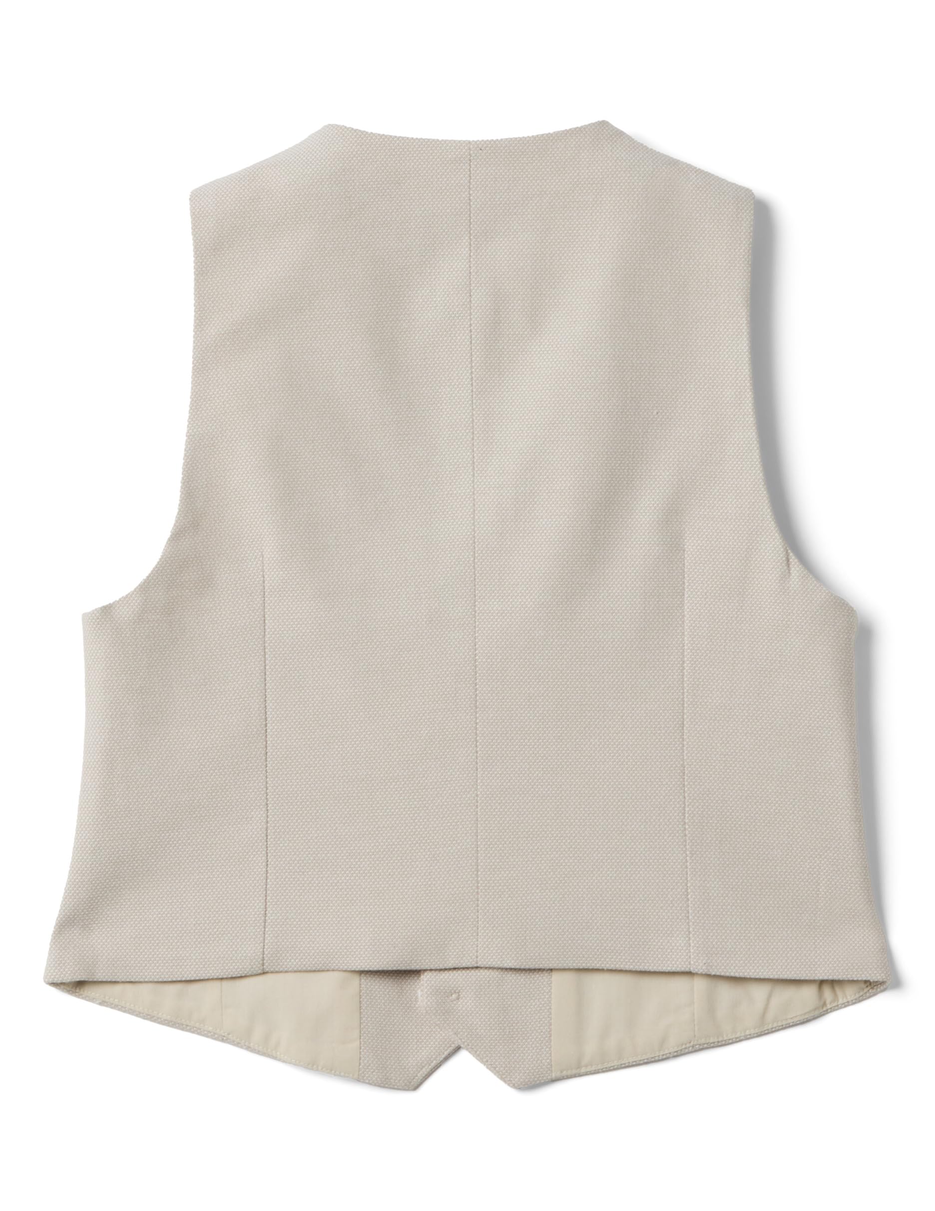 OVS KIDS Gilet beige sartoriale in cotone elasticizzato da bambino regular fit