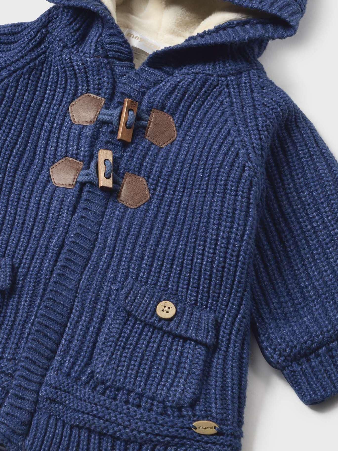 Mayoral Lange Strickjacke Trikot für Baby - Jungen Finsternis