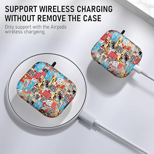 Miniatura 5 de Gedicht Funda para Airpods de 2 generación de dibujos animados, cubierta suave que absorbe los golpes, funda protectora para Airpods 1 y 2 de Apple