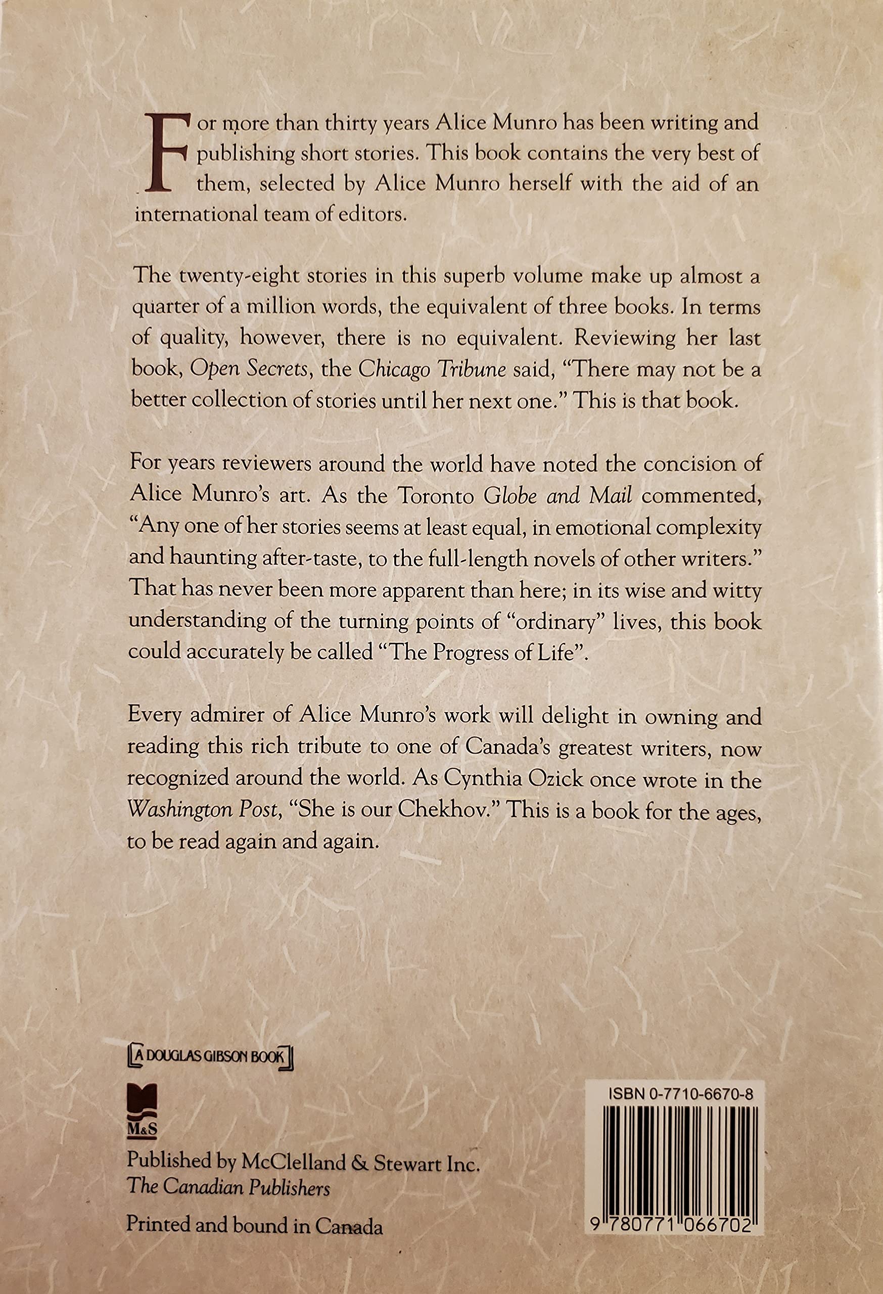 Selected Stories Munro, Alice - PT01