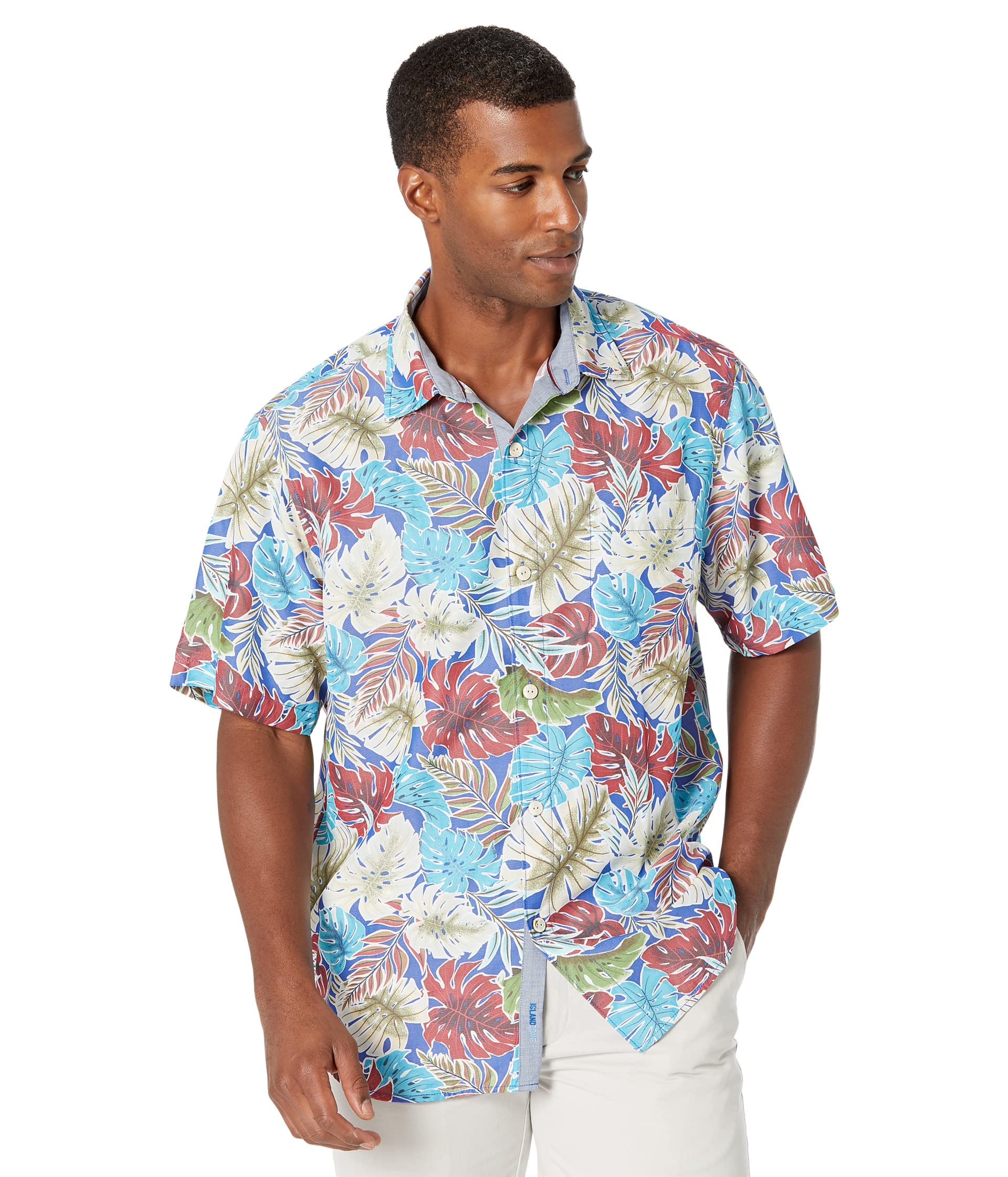 Tommy BahamaCoconut Point Fronds Mosaic Camp Shirt