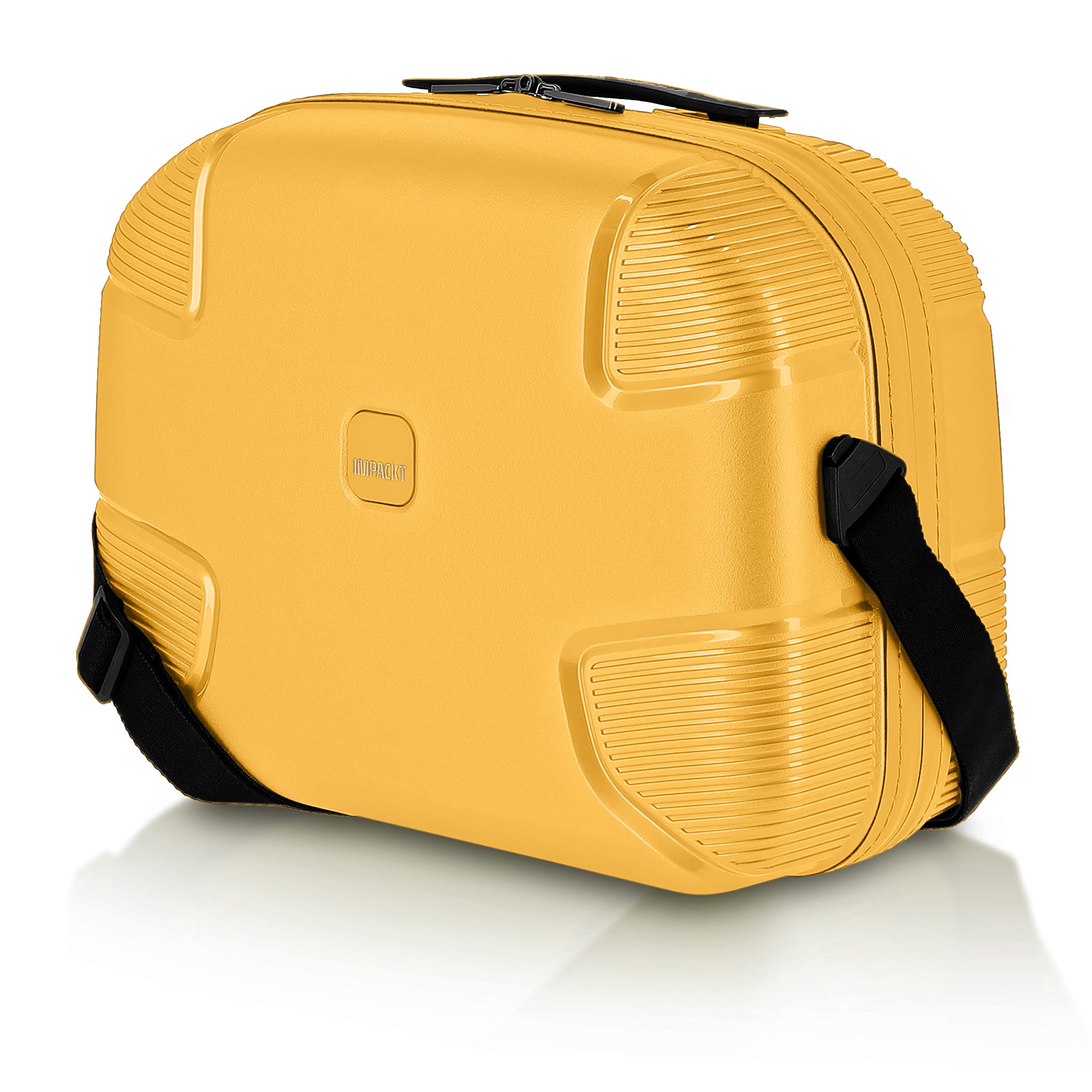 IMPACKT IP1 Hand Luggage Cosmetic Case Made from Recycled Material Sustainable Beauty Case with Clip Function 40 cm 1.5 kg 22 litres, Sunset Yellow, Handgepäck, Casual
