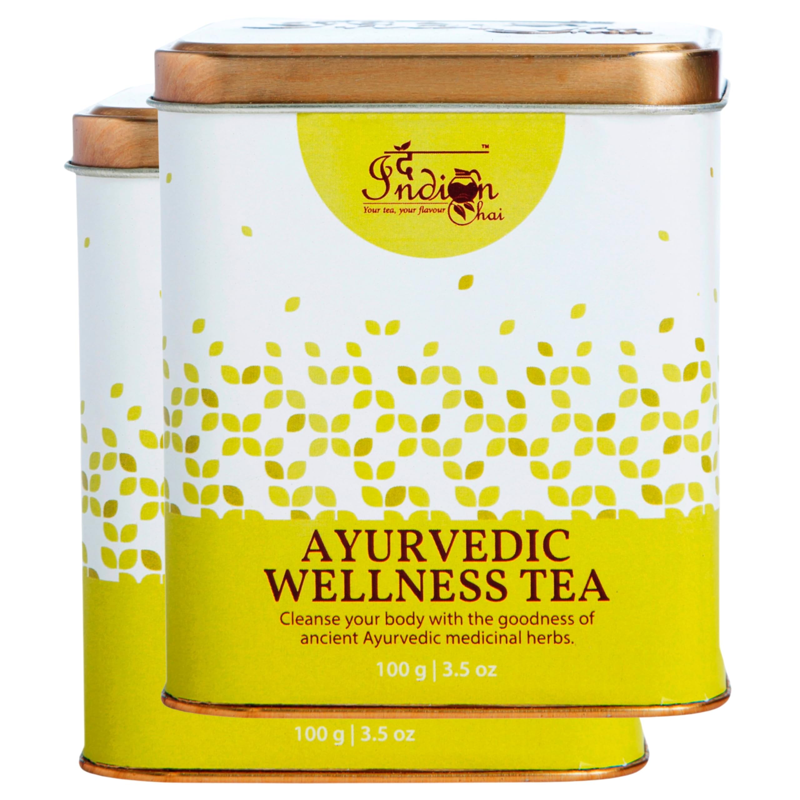 The Indian Chai - Ayurvedic Wellness Tea 200g | Traditional Detox Blend with Tulsi, Spices & Green Tea for Immunity, Digestion & Daily Balance