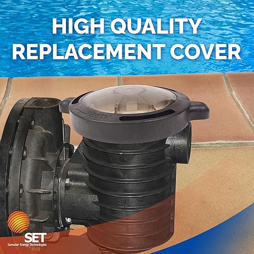 Miniatura 6 de Cubierta de repuesto para cesta de bomba de piscina - para bombas de piscina Splapool sobre el suelo y en el suelo - Con junta tórica