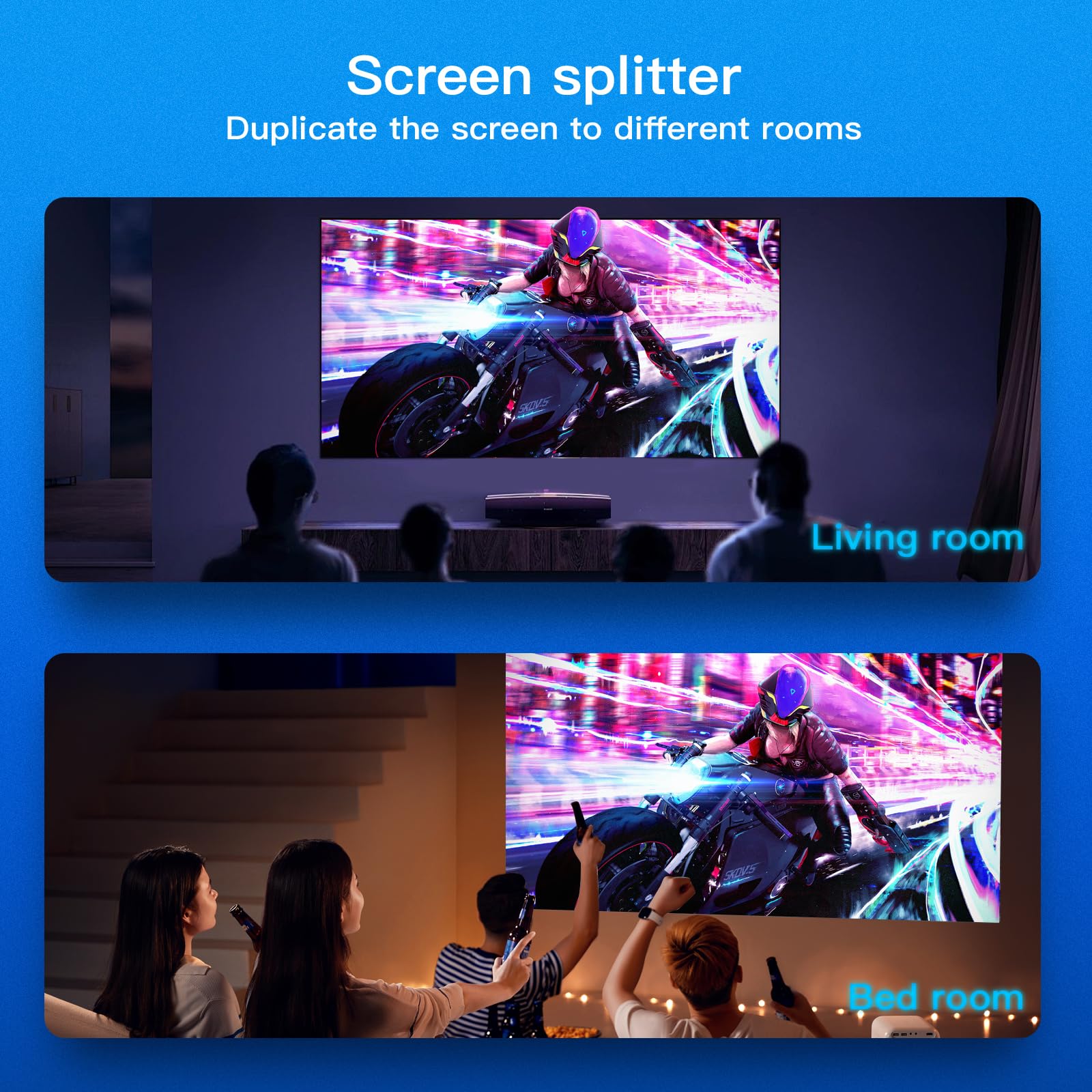 Splitter HDMI 1 in 2 Out 4K60@HZ, EDID, Duplicate/Mirror 4K, scatola di distribuzione audio video, supporto 3D e 4K x 2K, compatibile per HDTV, laptop, DVD, PS4/PS5, proiettore, ecc