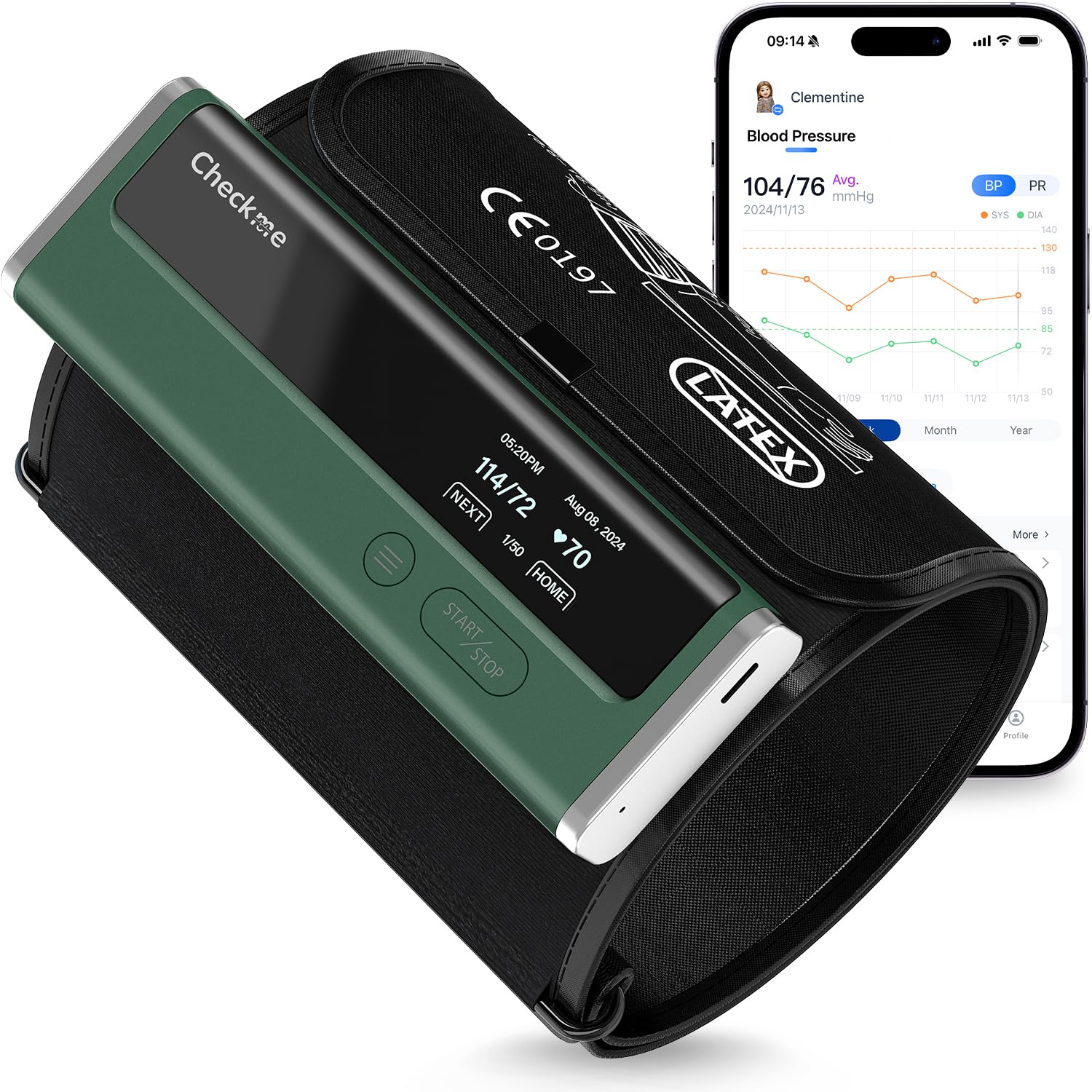 Snapklik.com : Checkme BP2A Blood Pressure Monitor For Home Use Upper ...