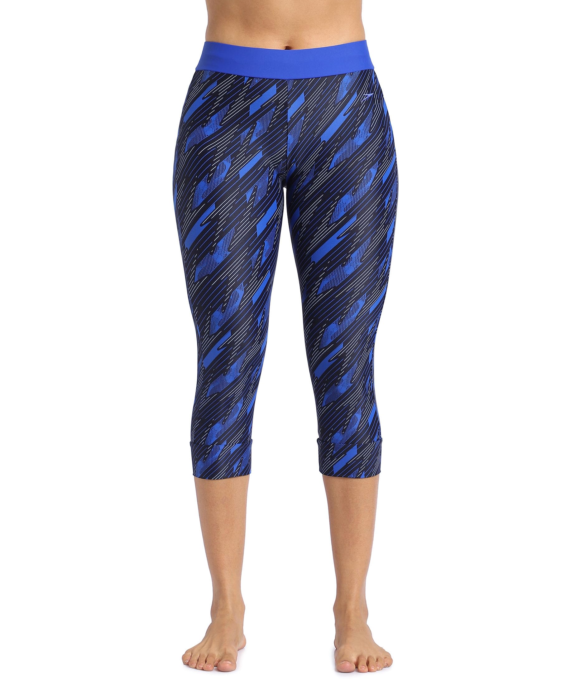 Women's Endurance 10 Boom Splice Printed Swim Capri