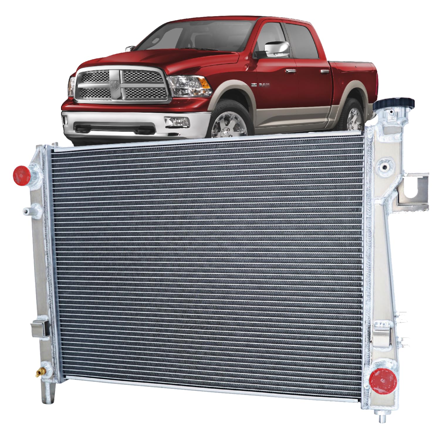 Amazon.com: ReadyCool 3 Row Aluminum Radiator for 2004-2009 Dodge
