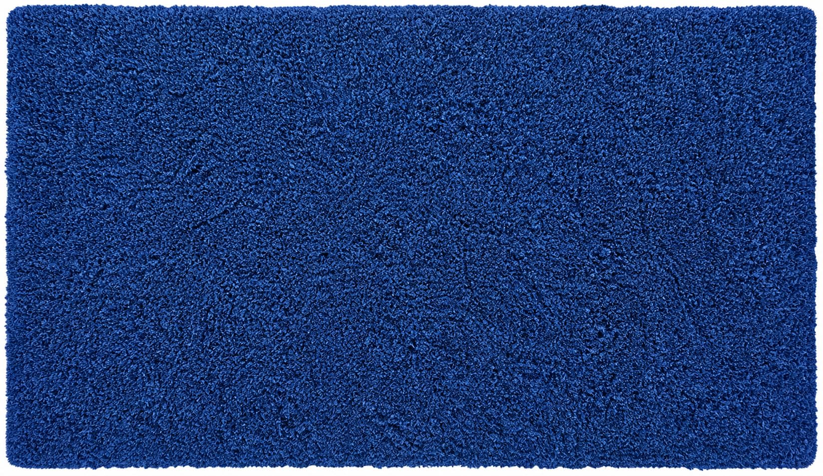 Paillasson en coco en fibre naturelle et caoutchouc recyclé (33 x 60, 33 x 70, 40 x 70, 40 x 80, 40 x 90, 50 x 100, 60 x 120, 70 x 140) (bleu uni, 60 x 120 cm)