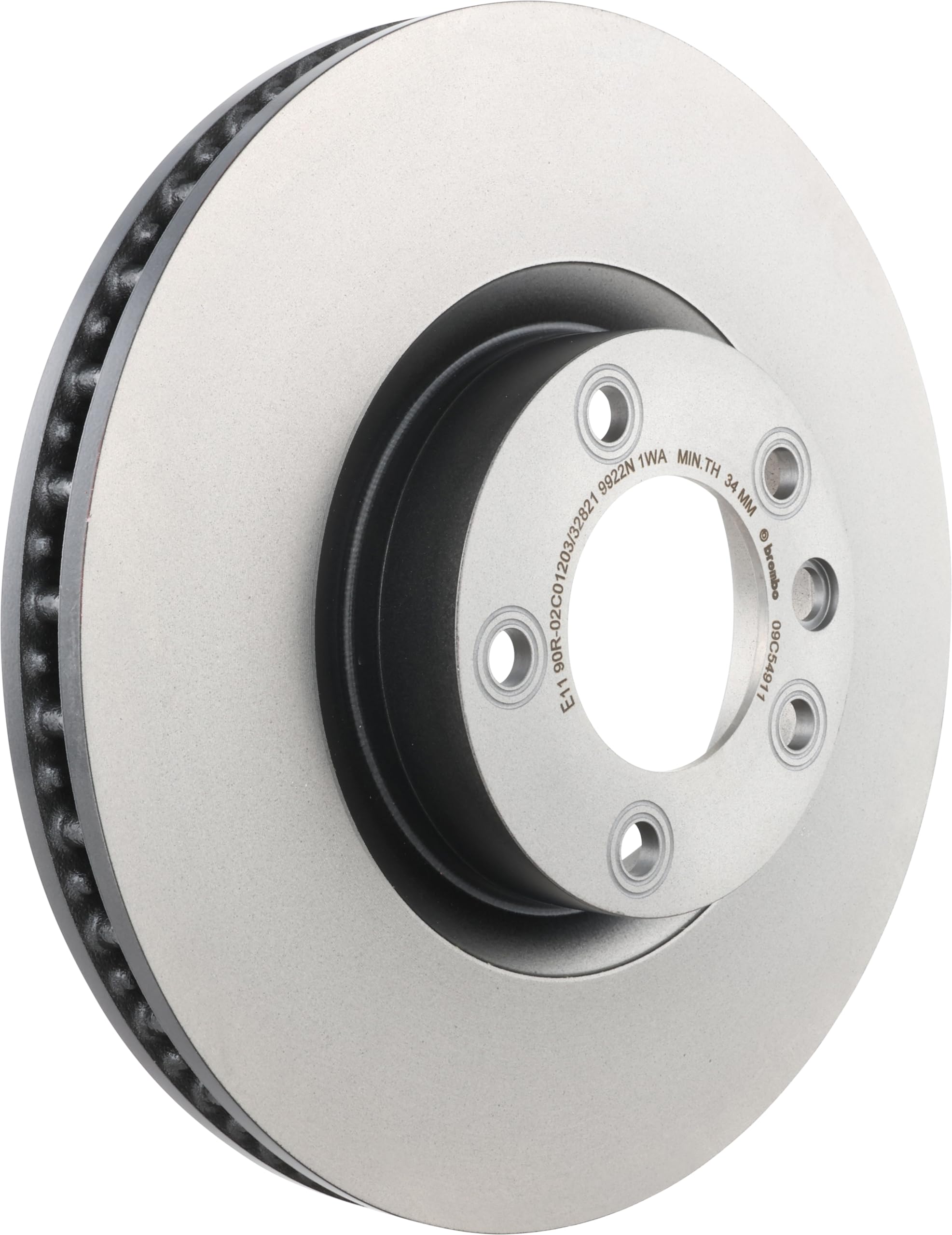 Amazon.com: Brembo 09.C549.11 UV Coated Pillar Vented Front Brake