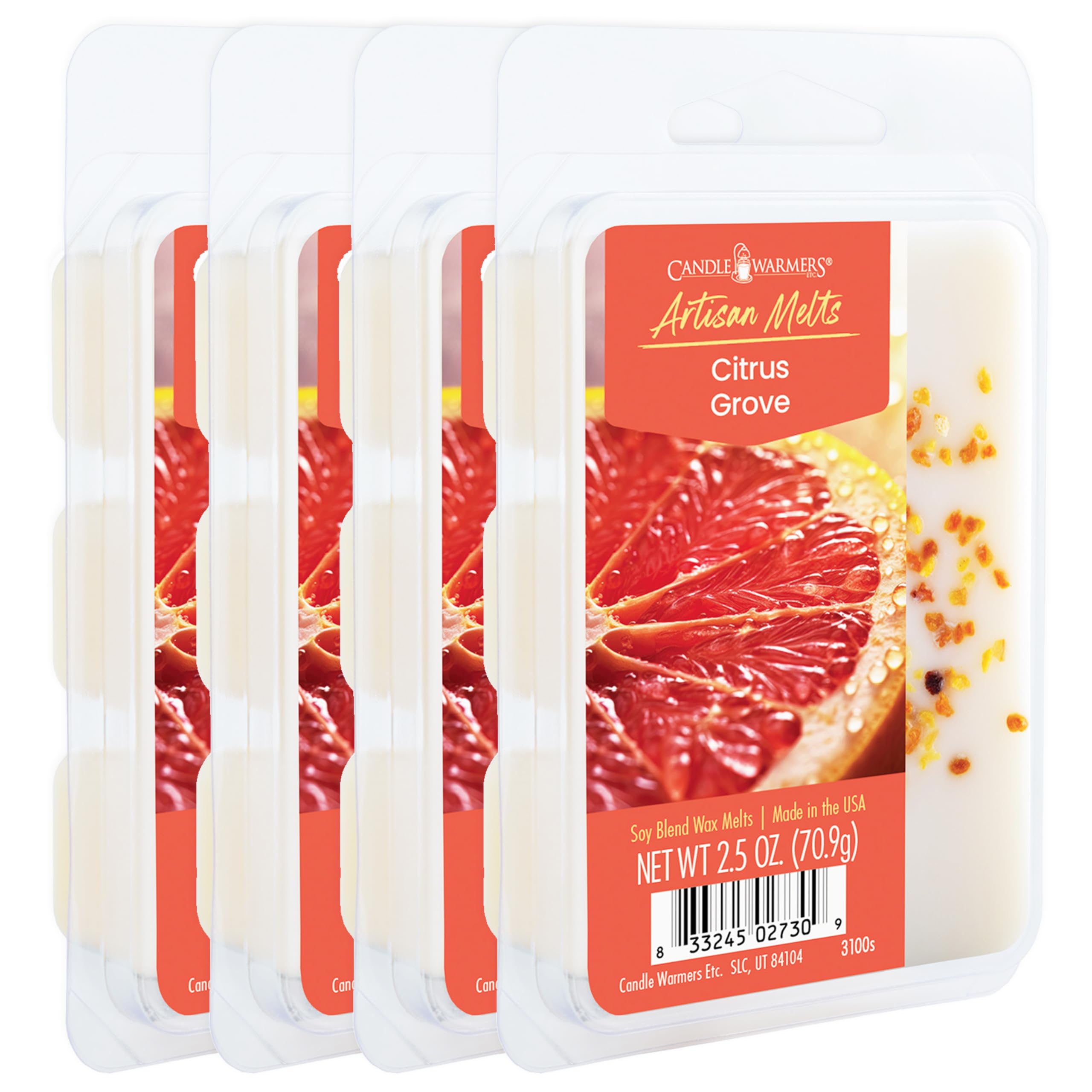 Amazon.com: Candle Warmers Etc Artisan Wax Melts 2.5oz, Citrus