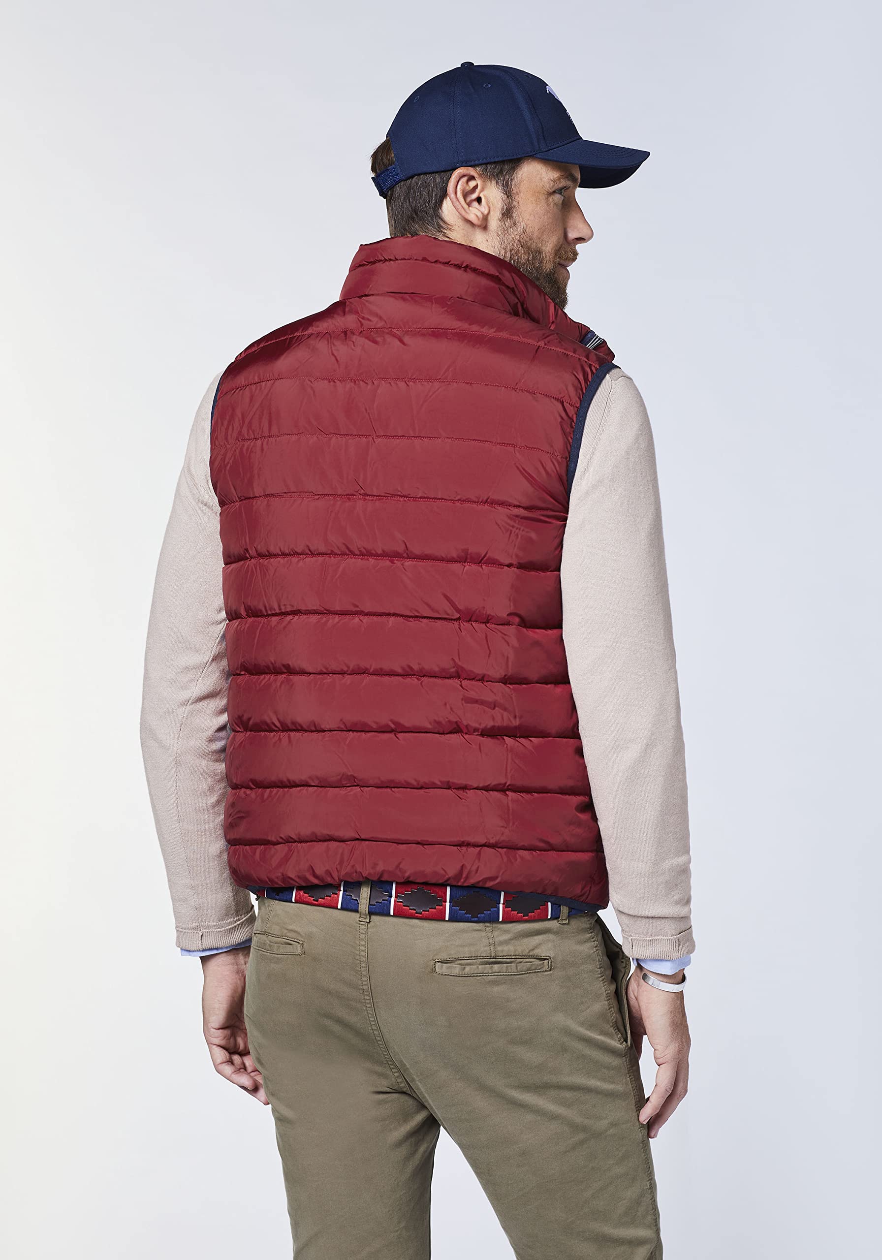 Steppweste mit Double-Zipper