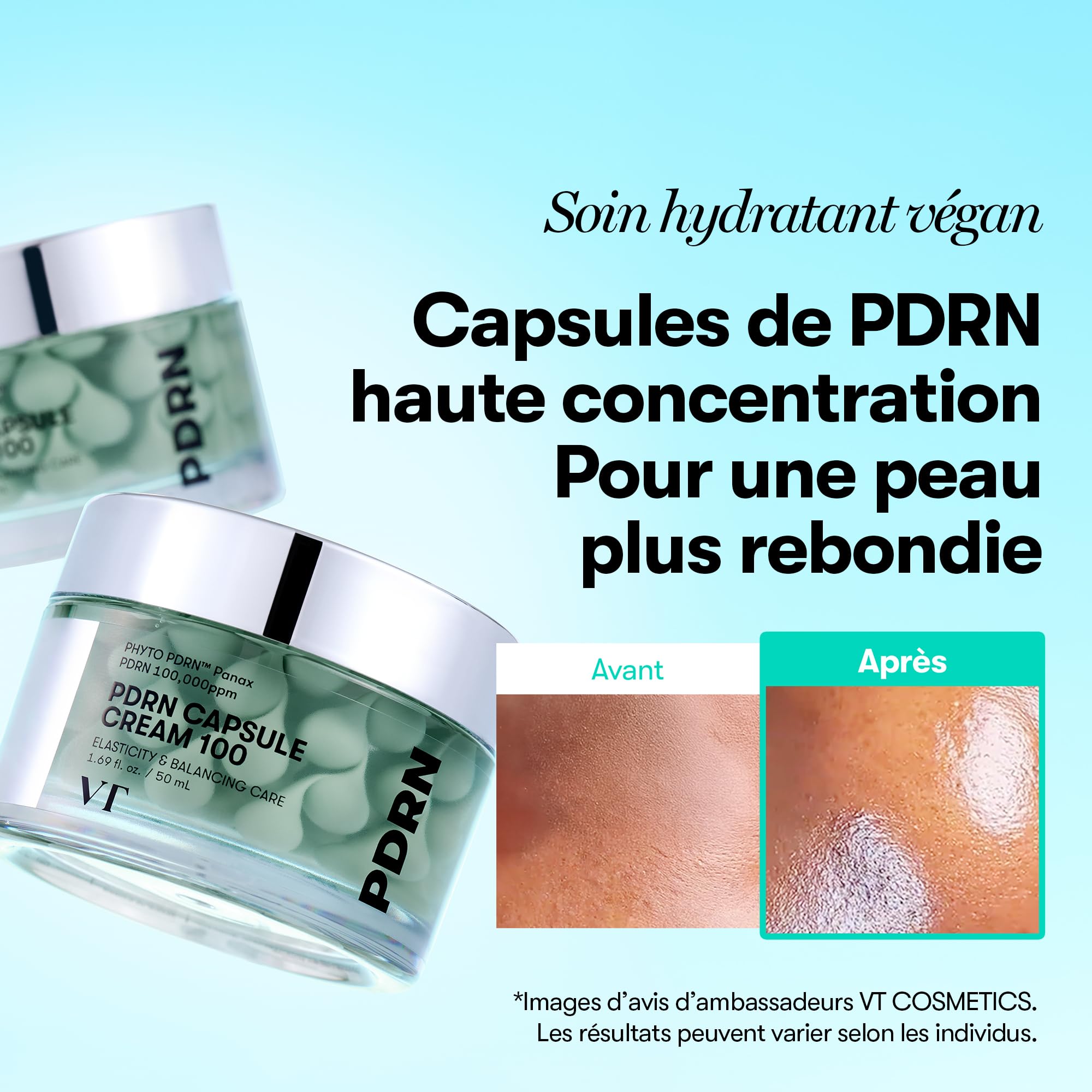 Amazon.com: VT COSMETICS PDRN Capsule Cream 100, 1.69 fl. oz