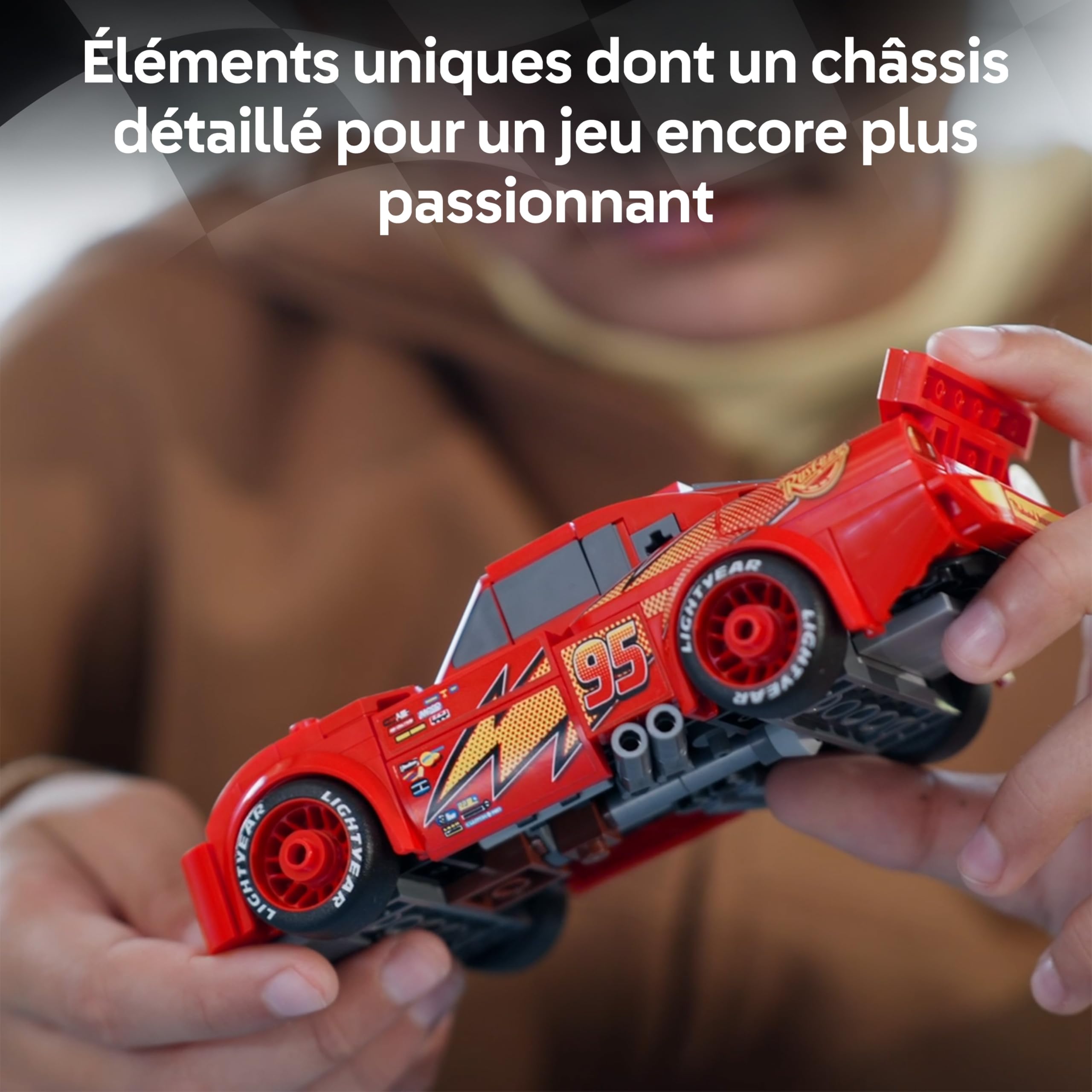 LEGO Speed Champions | Flash McQueen - Jouet Voiture de Course - Maquette Collector - Cadeau Disney pour Garçon ou Fille dès 9 Ans & Fans du Film Cars de Pixar 77255
