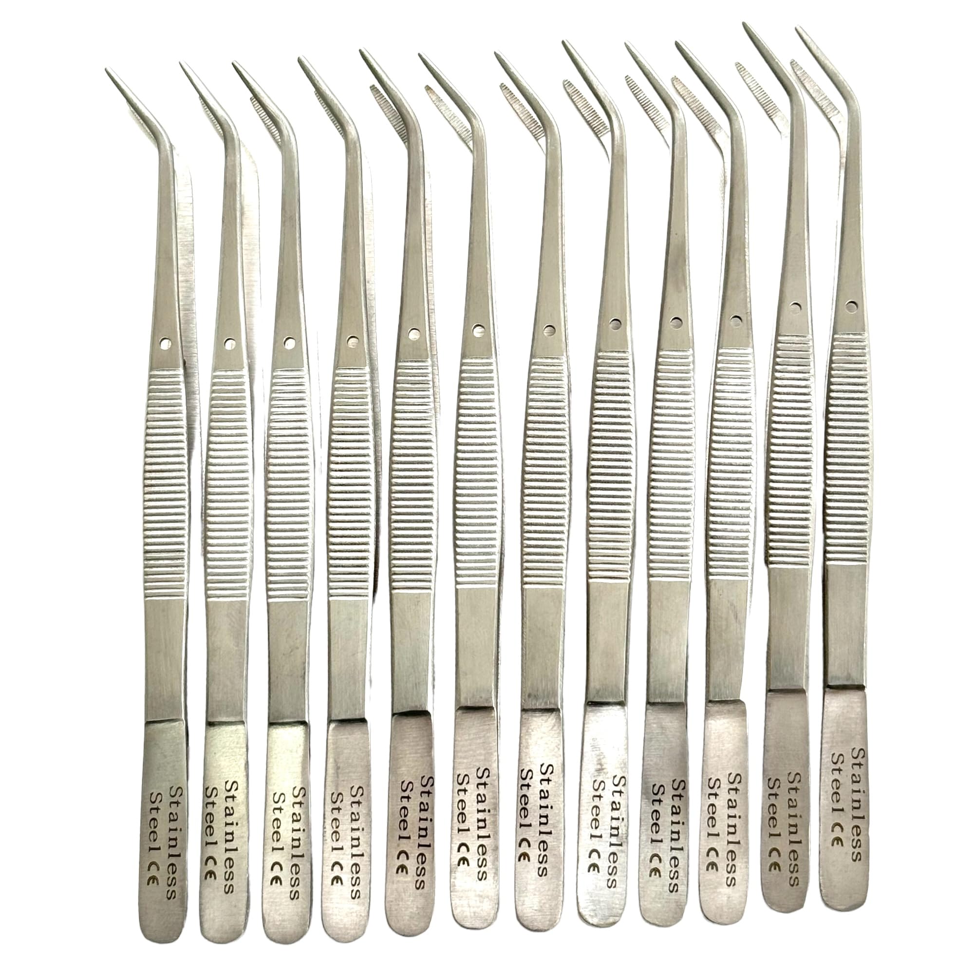 Dental Applicator College Cotton Pliers Tweezers 6