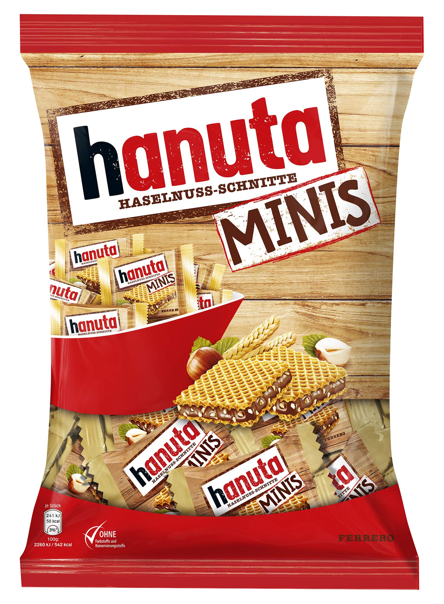 Hanuta Minis Vorratspack, 12er Pack (12 x 200 g Beutel)